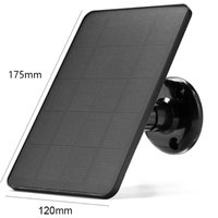 Monocrystalline 3W Outdoor Solar Panel Micro Type-C Port Solar Charger For Security Camera Small Household Lighting System