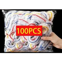 Transparent Elastic Cling Film Cover Fruits Foods Hair Covers Barthroom Kitchen PE Lids Storages Freshness Seal Wraps Disposable
