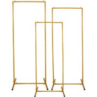 New style Metal Arch Stand,Gold color,size 5FT 6FT 6.6FT,Backdrop Photo frame,balloon flowers Holder for Wedding Party Decor