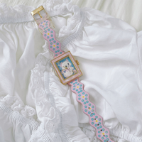 Cartoon Electronic Watch for Girl, Blue Watch, Cute Fashion, Gift