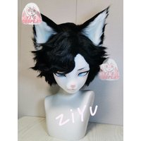 Custom Furry head Kigurumi Head Yis cosplay Cosplay Kemono Fursuit Handmade Headsets Beast Customized Fursuit Kemono Head