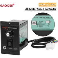 Contrôleur de vitesse de moteur AC220V 400W, régulateur précis de vitesse de moteur AC, régulateur avant et arrière 50hz/60hz pour l'impression
