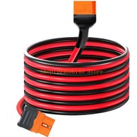 Portable XT60i Battery Charging Cable XT60i Male to Female Connector Extension Cord for Remote Battery Drones Solar Pane