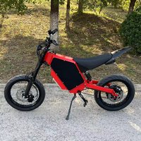 2024 SS30 75AH High Quality E Bike Chinese Warehouse Stealth Bomber 72V 15000W Bike Fat Tire Electric Bicycle