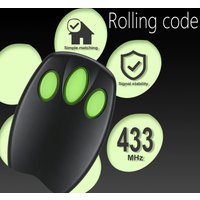 94335E 3 Button Garage Remote Control for Merlin Security+ 2.0, Rolling Code Fits HE60 MT600 C840 Series
