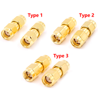 5/20/100PCS SMA male to SMA male plug in series RF coaxial adapter connector
