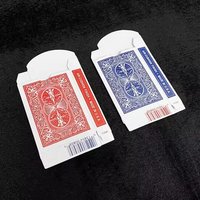 10Pcs Empty Playing Card Box Magic Accessories Red/Blue Poker Deck Case Magician Card Magic Tricks Props Original Old Version