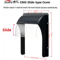 5YOA Slide Waterproof Plastic Rain Cover for RFID Access Control Keypad Fingerprint Controller Wifi Door Bell Rainproof Shell