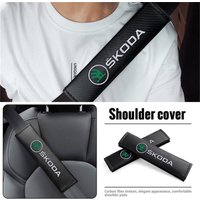 Car Seat Belt Cover Shoulder Strap Pad Guard Cushion For Skoda Rapid Fabia 1 2 Kamiq Octavia 2 A7 A5 A4 Roomster Superb 3 A5 A7