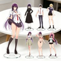 Anime Please Put Them On, Takamine-san keychain Acrylic Stand Model Cosplay Characters Ornament Accessories Good Gifts 15CM