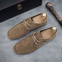 Men Casual Shoes Suede Work Shoes Male Slip On Comfortable Flats Sneakers Platform British Business Party Dress Shoes
