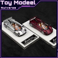 HKM Pagani Zonda 760 Roadster 2022 Convertible 1:64 Hi Detail Realistic Simulation Diecast Alloy Collect Car Model Perfect Gift