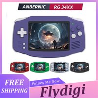 ANBERNIC RG 34XX Handheld Game Console RG34XX Bluetooth Retro Video Gaming Players Linux 64-bit 3.4” IPS 720*480 Screen 3500mAH