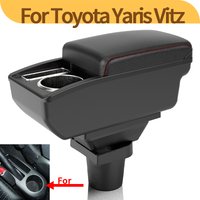For Toyota Yaris hybrid Armrest Box For Toyota Yaris Vitz Car Armrest Box Central Storage Box Retrofit Car Accessories