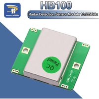 Microwave Doppler Wireless X-band Motion Detector Radar Detection Sensor Module 10.525GHz (HB100) DC 5V