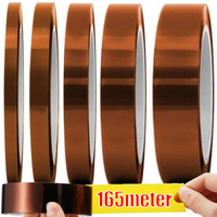High Temp Heat Resistant Tape Polyimide Adhesive Battery Wire Tapes CPU Circuit Board Protection Electric Insulating Heat Tape
