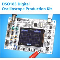 DSO183 DC 5V DIY Digital Oscilloscope Kit 0-500kHz Oscilloscope Electronic Soldering Kit Type-C Interface Suitable for Teaching