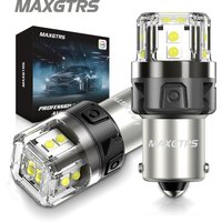 2Pcs Canbus T20 LED 7440 W21W Led Bulbs WY21W Reverse Parking Lamps 1156 P21W Daytime Running Light No Error 6500K White Yellow