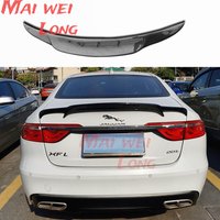 Carbon Fiber Rear Spoiler Trunk Wings for Jaguar XF XFL 2016-2020 FRP Boot Trim Spoiler