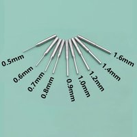 Replacement Stainless Steel Bit Spare Pins 0.5mm to 1.6mm for Watch Band Link Pin Punch Remover