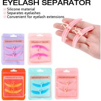 Eyelash Separator Tool, Silicone Base and Legs Eyelash Extension Isolation Helper Reusable Accurate Position for Lash Extensions