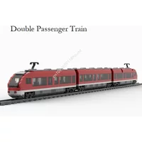 992pcs MOC Double Passenger Train Building Blocks Education Brick Children Kids Birthday Toy to Develop Christmas toy Gift