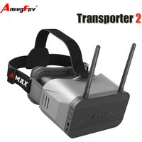 EMAX Transporter 2 FPV Goggles 4.3 Inch 5.8Ghz 40CH Adjustable Focal Demountable Monitor with Built-in Battery DVR for RC Drone