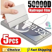 5Pcs Hydrogel Film For Samsung Galaxy A06 A16 A56 A36 XCover7 Pro Screen Protector For Galaxy Quantum 6 S25 FE Ultra S25 Edge