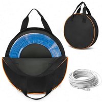 EV Charging Cable Bag Oxford Cloth Circular Tool Bag Electric Car Charging Cable Storage Bag For Car For Caravan Campervan