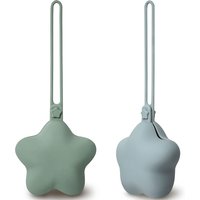 Silicone Pacifier Holder with Snap Hook - Leak-Proof Case for Stroller & Diaper Bag, Multi-Use Pouch for Keys, Coins, Earphones
