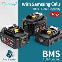 Waitley Battery Pro For Makita 18V Power Tools Rechargeable batteries With Samsung cells / Replacement BL1860 Tool Accessories