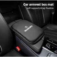 Car Armrest Mat Center Console Arm Rest Protection Cushion For Suzuki Swift Jimny Ignis Alto SX4 Swace Car Supplies Armrest Pad