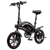 AliExpress dyu DYU D3F Adult Electric Bike 250W Motor City Ebike 36V10AH Battery Electric Bike 14 Inch Tire Folding Electric Bike