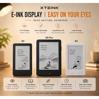 Czytnik e-booków XTEINK X3 z ekranem CrossPoint E-Ink, magnetyczny, 16 GB, ultracienki, przenośny, przyjazny dla oczu czytnik e-booków XTEINK X4pro.