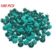 100Pcs Green Nylon Retaining Clip for Toyota Bumper Door Buckle Car Interior Accessories Auto Vehicle Retainer Fastener Rivet