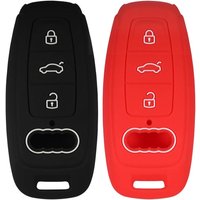 Key Fob Cover Case for Audi 2023 2022 Q4 Q7 A6 E-Tron A6L A8L A6 A7 Q8 Car Keychain Key Holder Shell Accessories