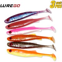 3PCS 2-Tone Slow Sink Crankbait – 12.3cm 10g T-Tail Lure – Realistic Swim Action & Long Cast Design