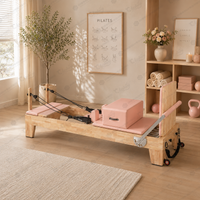 Professional Wood Oak Pilates Reformer Machine Commercial Studio Reformers Exercise Equipment Full Set for Gym Yoga Pilates
