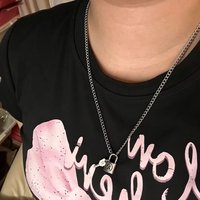 Fashion R Lock Key Necklace Anime Nana Pendant Punk Rock Style Couple Necklaces Unisex Jewelry Gift for Party
