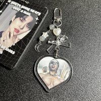 Customizable Images photo keychains! deco holder | accessories for kpop fan | charm for bags purses | atiny