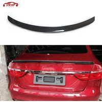 Carbon Fiber Car Rear Trunk Boot Spoiler FRP Prrime Lip Wings for Jaguar XF X250 XF X260 2016-2019 Sticker Accessories Styling