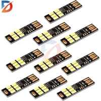 10/5/1PCS Mini 5730 USB 6 LED Light 5V Touch Sensor Dimmable Night Light for Power Bank Computer Laptop Book Reading Table Lamp