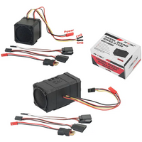 RC Car Two-channel Sound Simulator 10 Sound Effect Speakers Linkage Engine Sound Group for 1/10 RC Crawler Axial SCX10 TRX4 D90