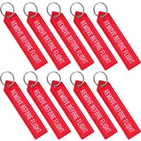 10Pcs Red Keychain Women Men Boyfriend Fashion Trinket Cool Tide Bag Backpack Car Key Accessories Pendant Keyring Gift
