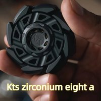 KTS EDC Zirconium Octagonal Mechanical Metal Armor Rotating Fingertip Gyroscope Desktop Stress Relief Toy