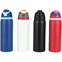 Handheld Fruit Cup, 304 Stainless Steel Vacuum Insulated Cup, Large Capacity Dual Drink Sports Kettle