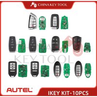 10PCS Autel Best-Selling IKEY KIT IKEYAT004CL AT005BL CL005AL GM005AL HD004AL HD005AL HY004AL NS004AL NS005AL BW004AL
