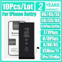 AliExpress XDOU 10pcs/lot 0 Cycle New Battery For iPhone 4 4S 5 5S 5C 7 8 6S 6 Plus X XR 11 11 Pro Xs Max Phone Batteries For 6sPlus 12 12MINI