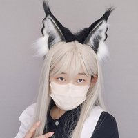 Lynx-Ear Headband Sweet Girls Accessories Cosplay Beast Ears Fursuit Masquerade Halloween Cosplay Party