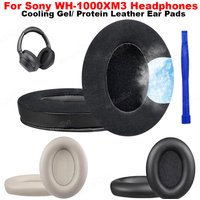 Replacement Cooling Gel/ Protein Leather Ear Pads For Sony WH-1000XM3 Headphones High-Quality Memory Foam Earpads